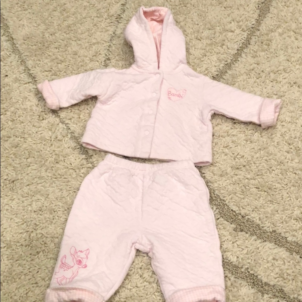 2 Piece Pink Bambi Set